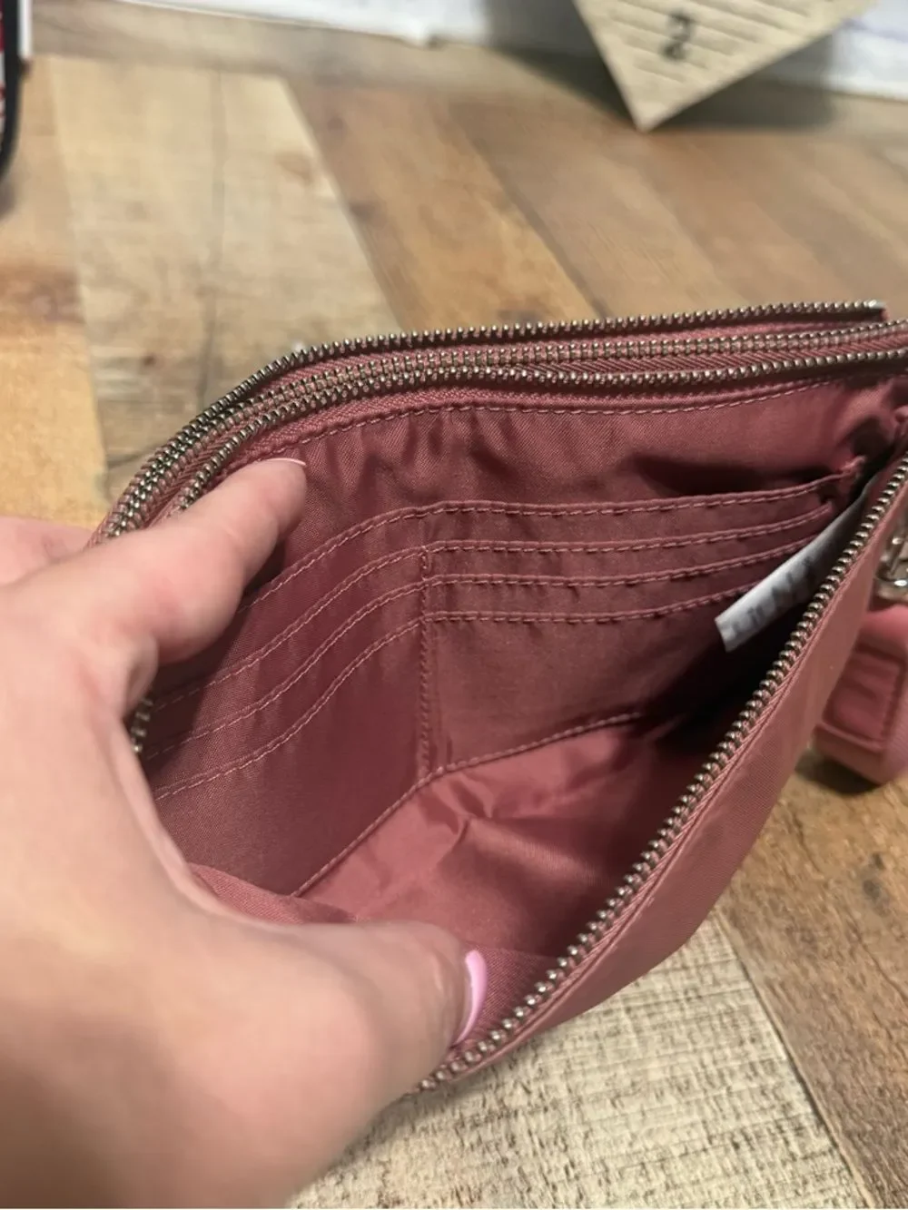 Lululemon Curved Wristlet Brier Rose
